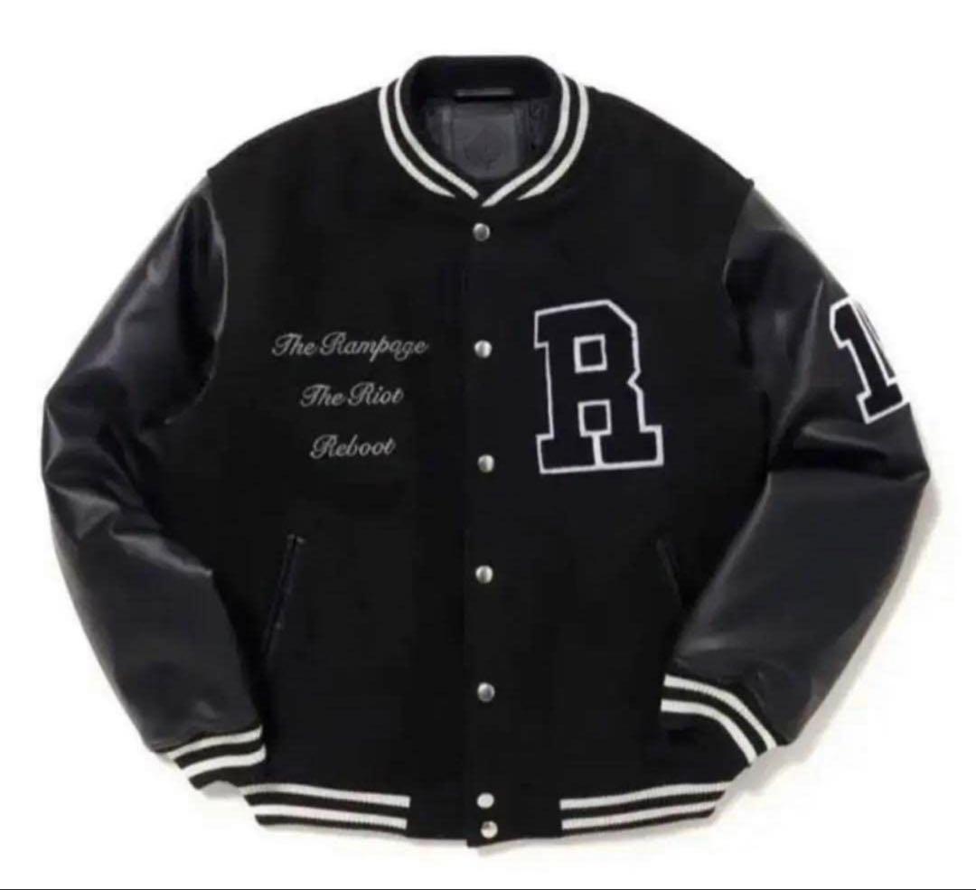 THERAMPAGE スタジャン ブラック