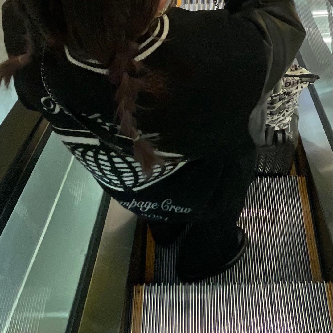 THERAMPAGE スタジャン ブラック