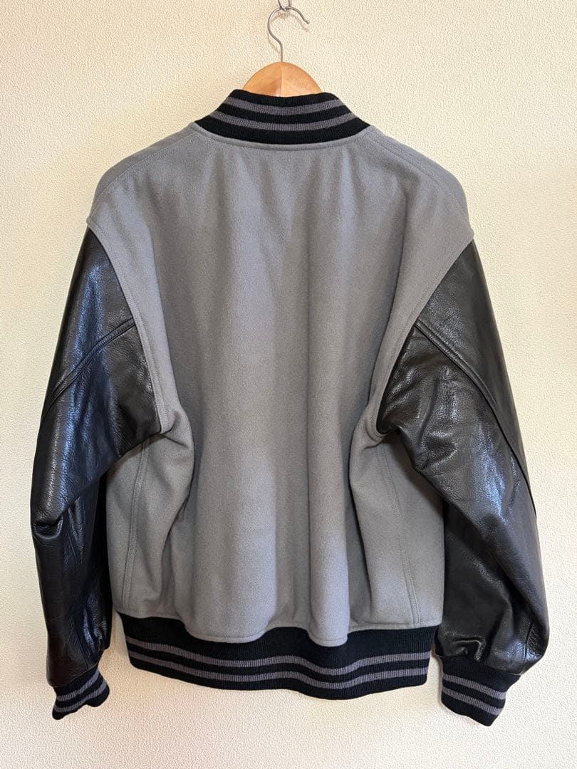 サイズM WACKO MARIA Leather Varsity Jacket