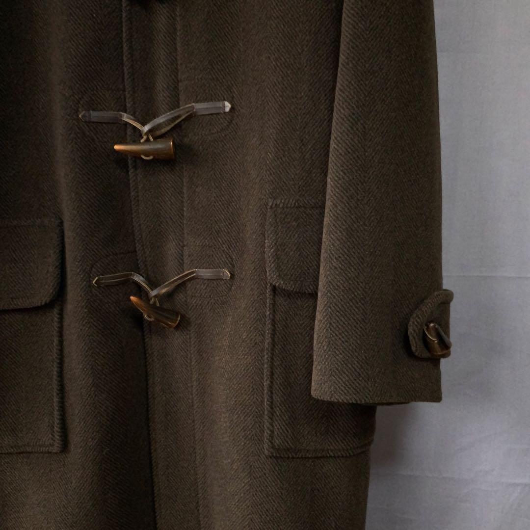 GLOVERALL グローバーオール ヘリンボーンダッフルコート 40 英国製