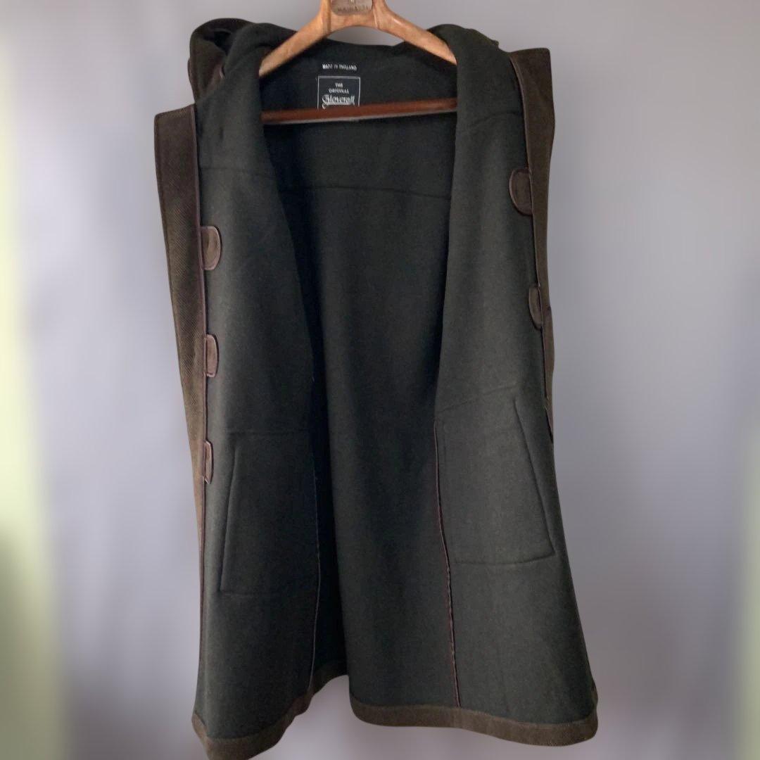 GLOVERALL グローバーオール ヘリンボーンダッフルコート 40 英国製