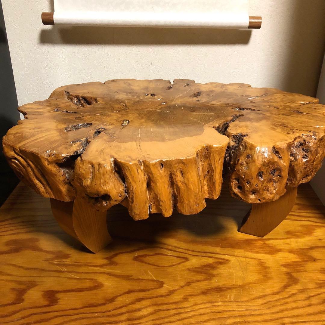 ✨年2回の超メルカリ市限定特価✨天然木 一点物【花台／飾り台】世界に一つの逸品✴︎