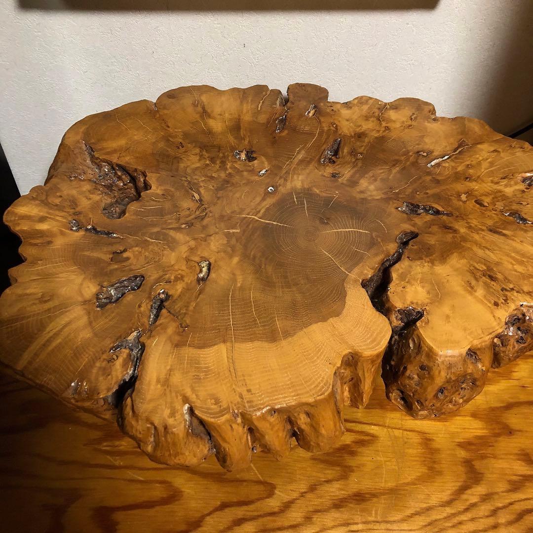 ✨年2回の超メルカリ市限定特価✨天然木 一点物【花台／飾り台】世界に一つの逸品✴︎