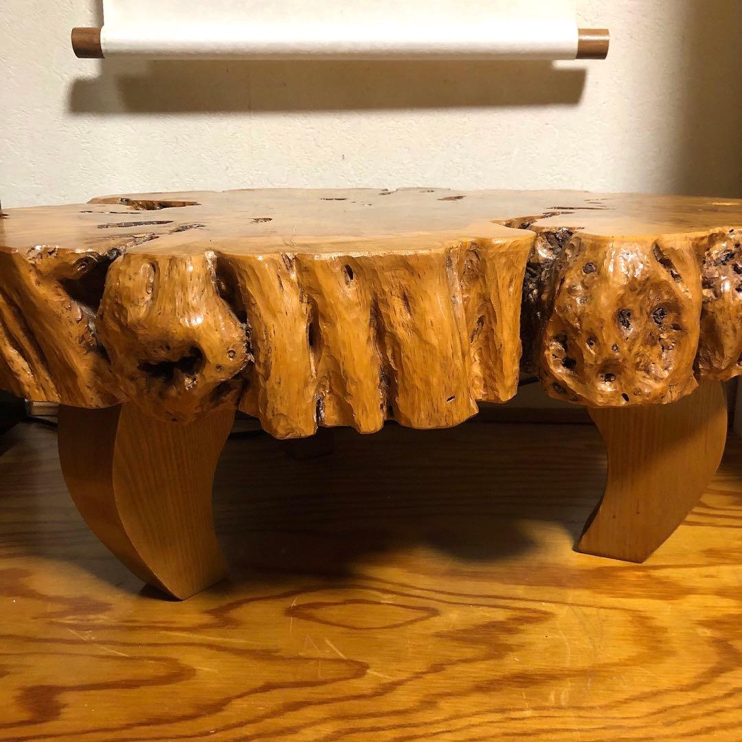 ✨年2回の超メルカリ市限定特価✨天然木 一点物【花台／飾り台】世界に一つの逸品✴︎
