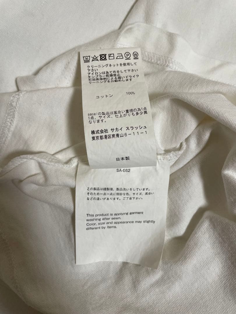sacai ダニエルジョンストン tシャツ