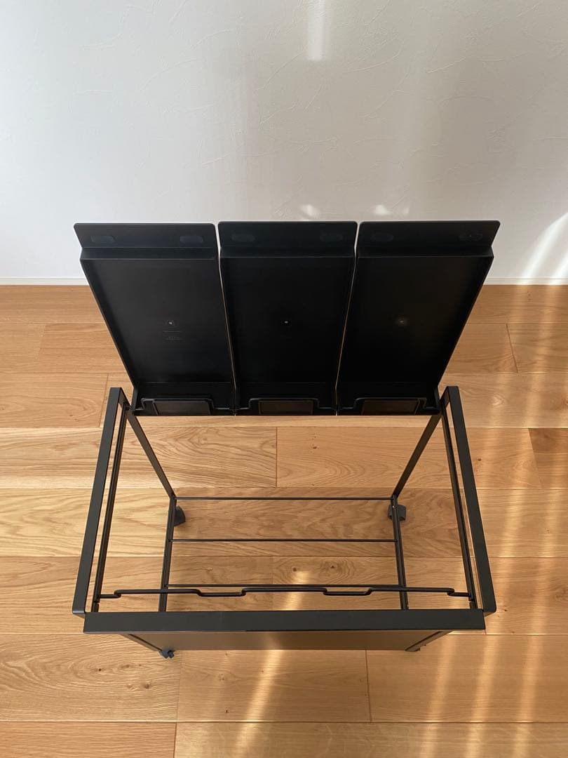 山崎実業　蓋付き目隠し　分別ダストワゴン タワー 3分別 tower ゴミ箱