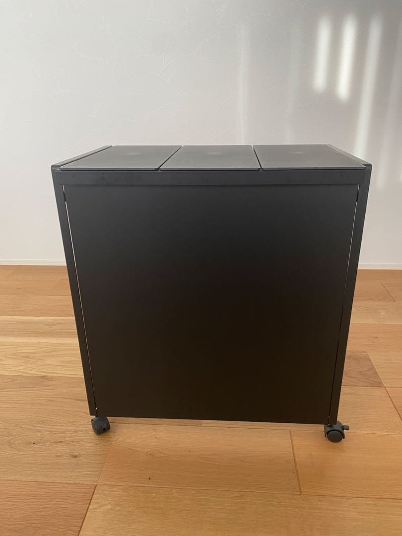 山崎実業　蓋付き目隠し　分別ダストワゴン タワー 3分別 tower ゴミ箱