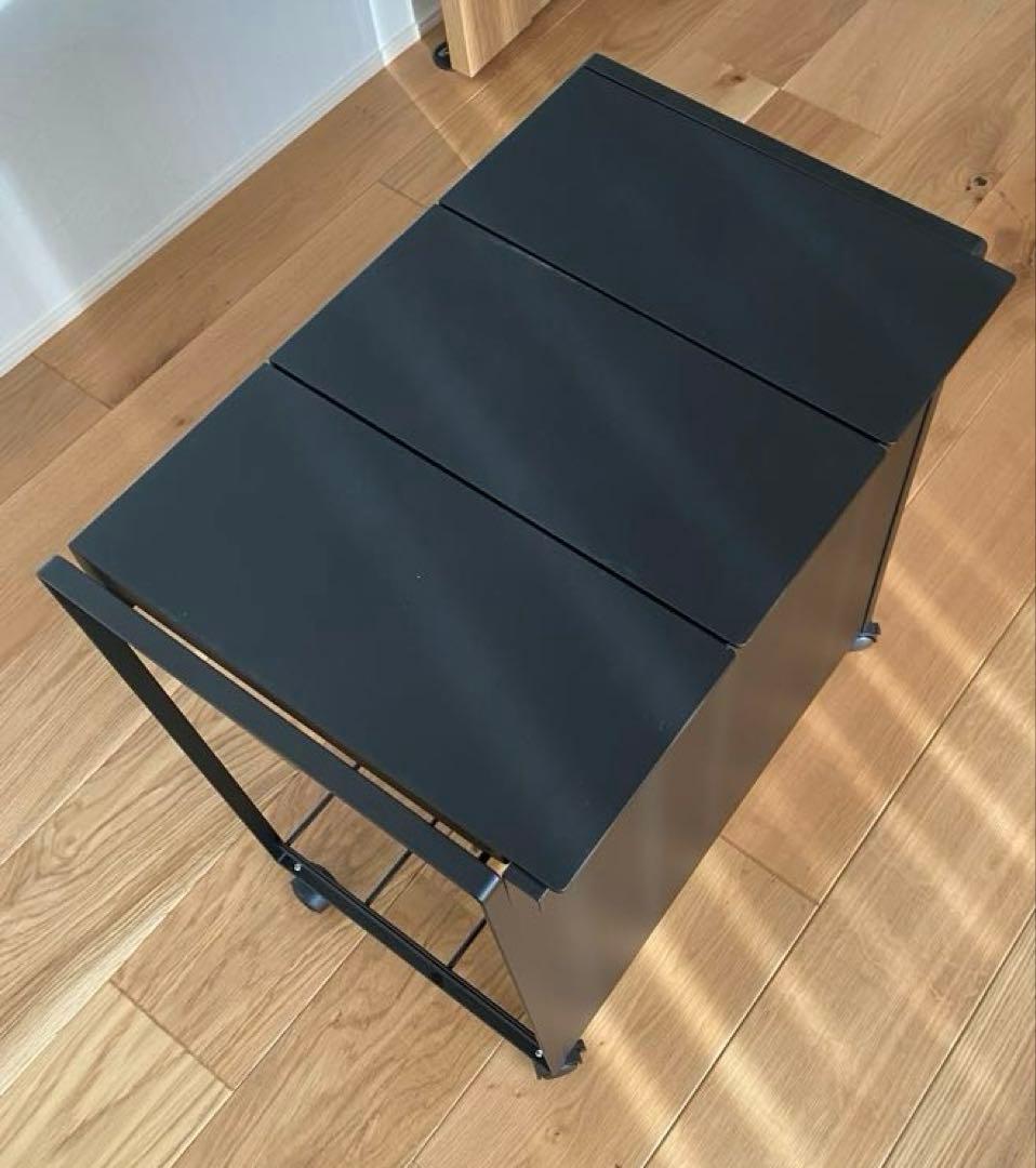 山崎実業　蓋付き目隠し　分別ダストワゴン タワー 3分別 tower ゴミ箱