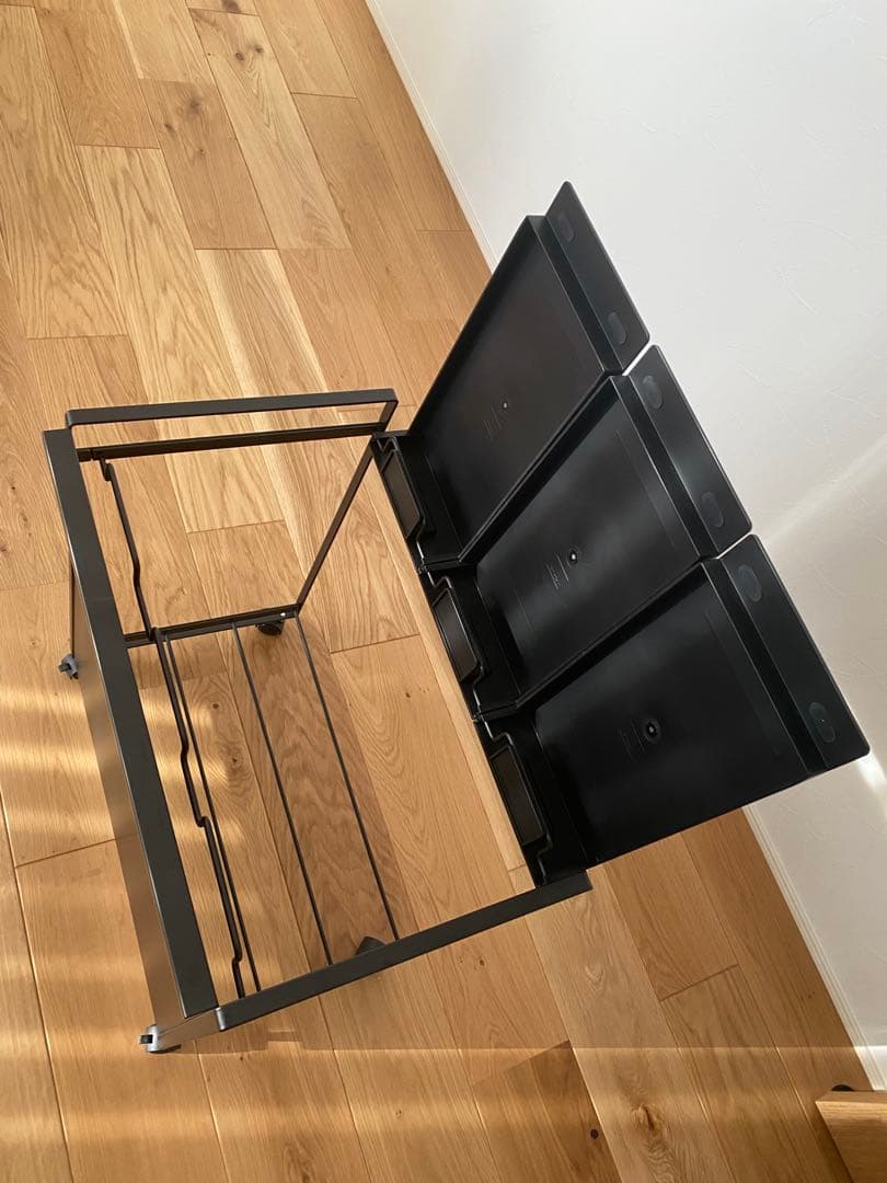 山崎実業　蓋付き目隠し　分別ダストワゴン タワー 3分別 tower ゴミ箱