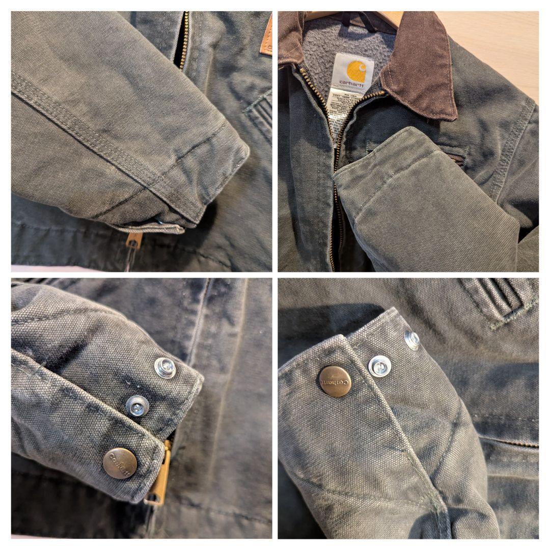 【希少】 kids carhartt デトロイトジャケット usa製 カーハート