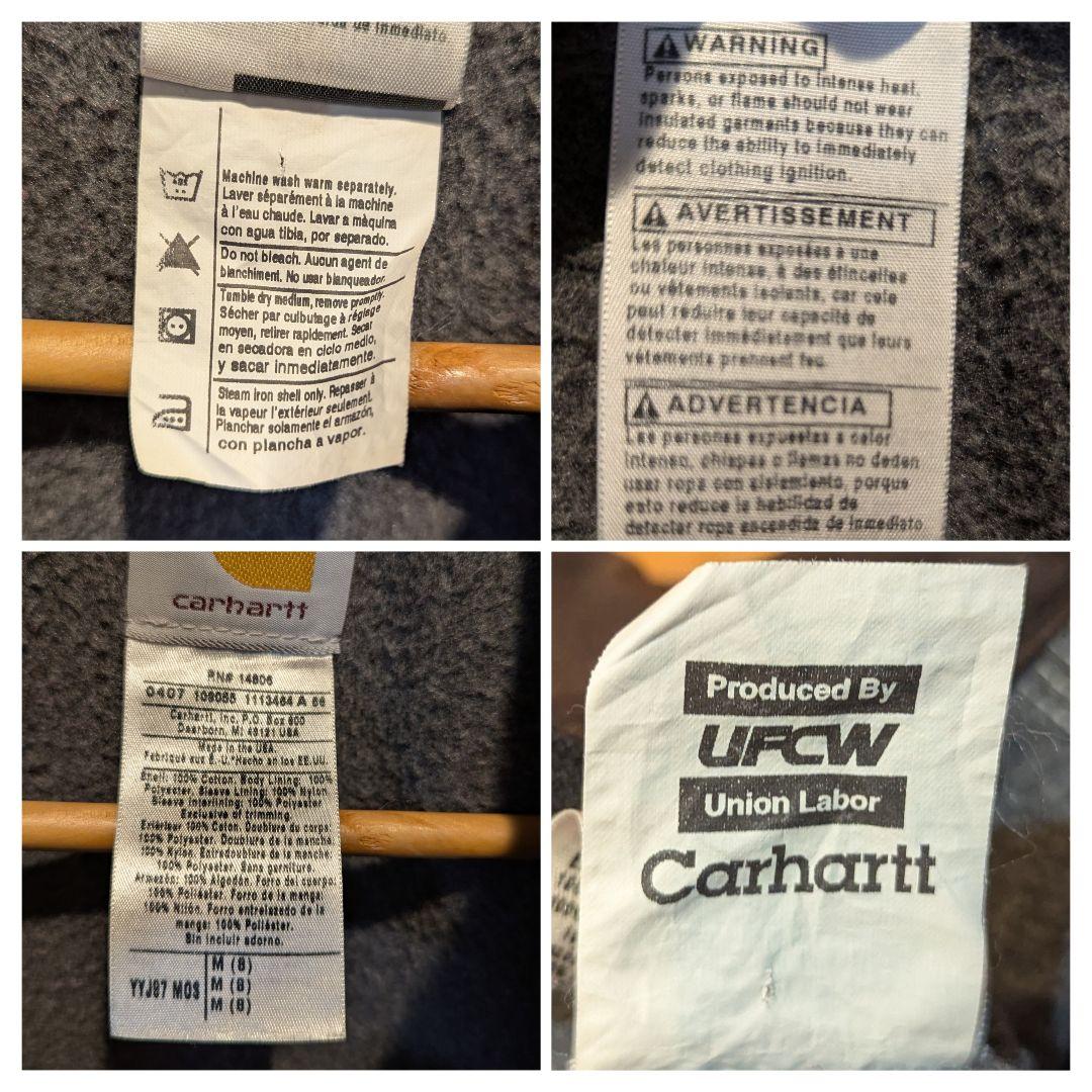 【希少】 kids carhartt デトロイトジャケット usa製 カーハート