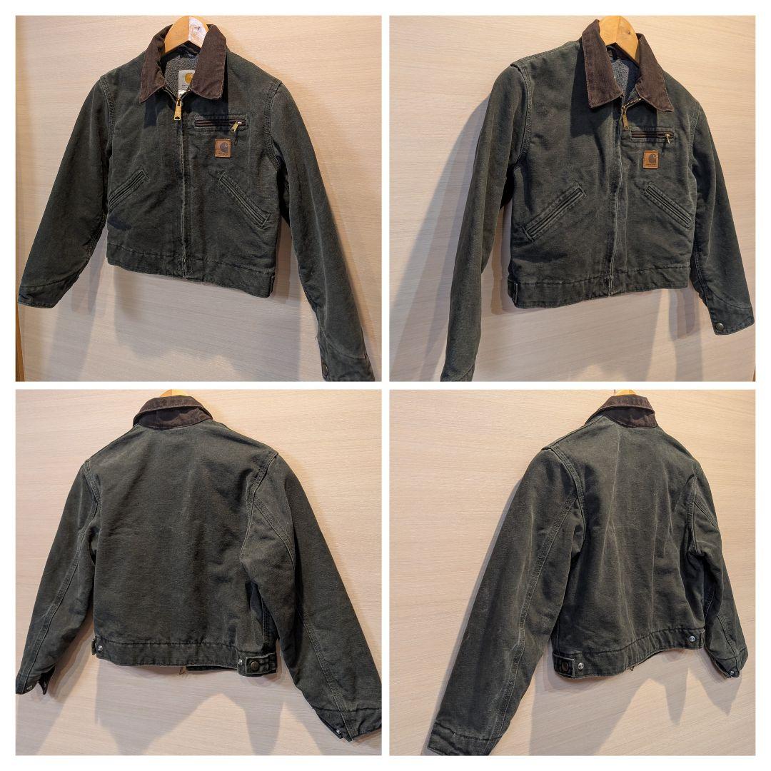 【希少】 kids carhartt デトロイトジャケット usa製 カーハート