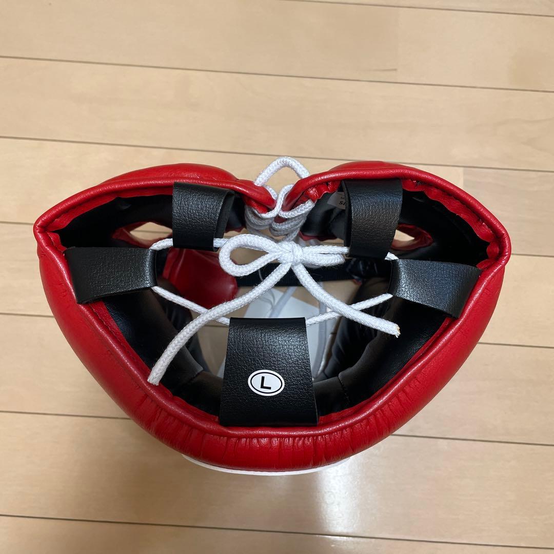 新品即日発送 ウイニング ヘッドギア レッド Lサイズ FG-5000