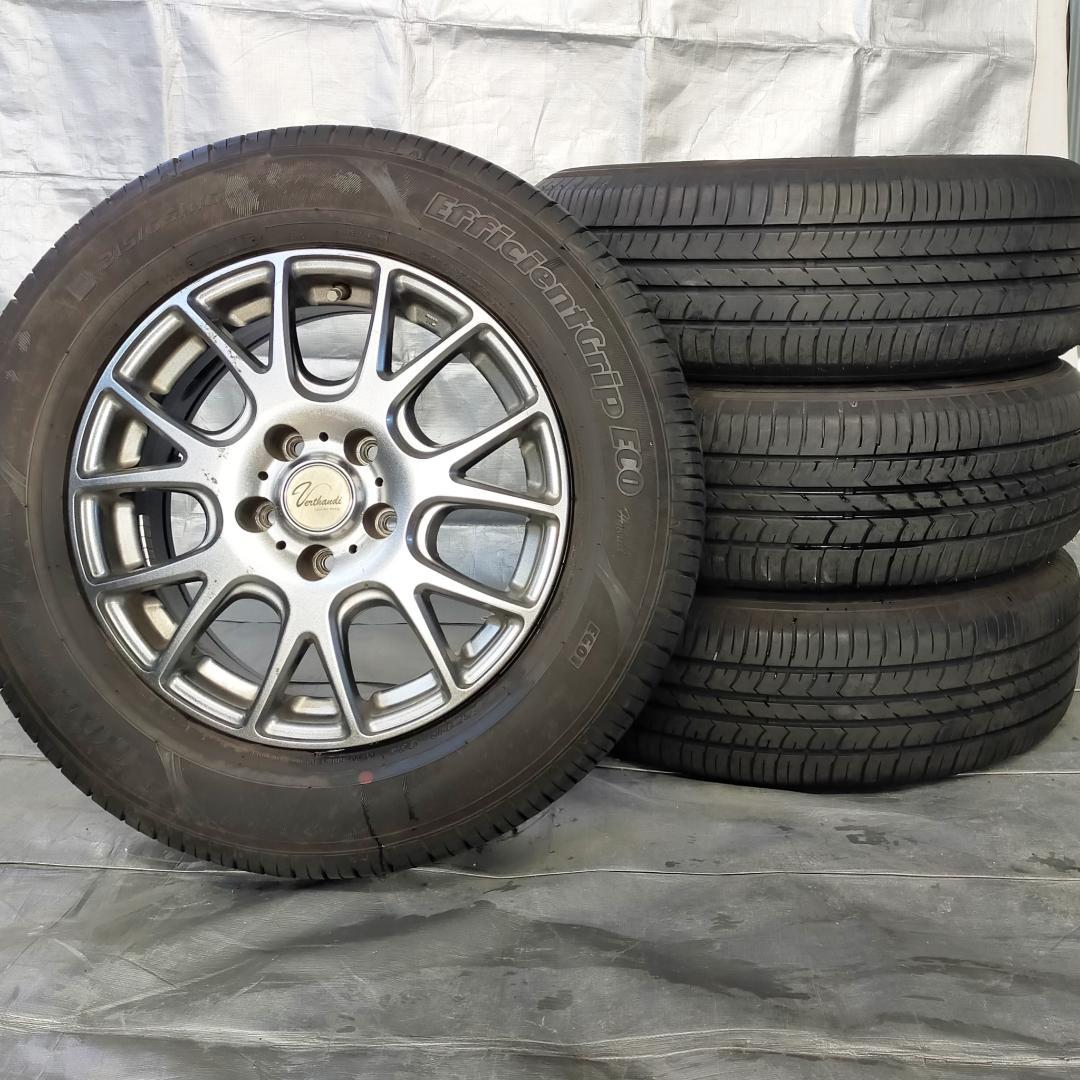 バリ溝！ヴェルザンディ16インチ×6.5J+38　サマータイヤ215/65R16