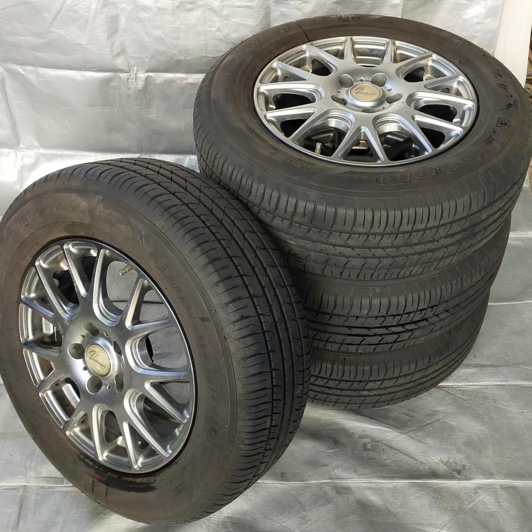 バリ溝！ヴェルザンディ16インチ×6.5J+38　サマータイヤ215/65R16