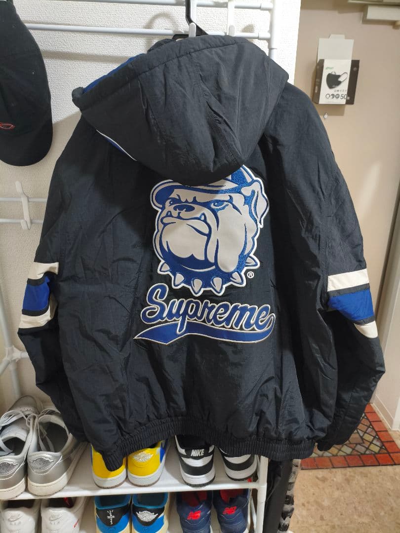 Supreme ブルドッグジャケット フード付き