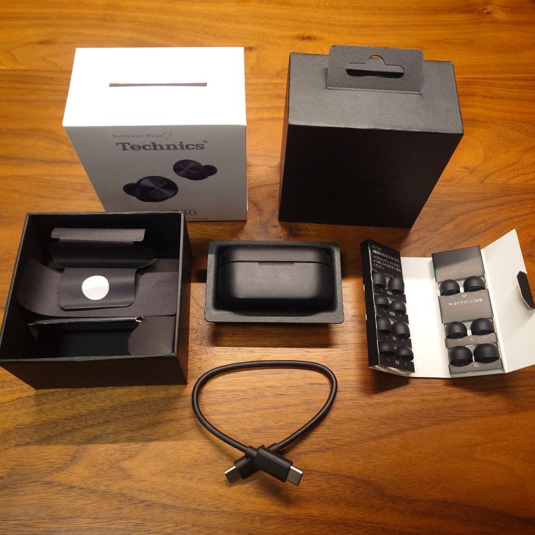 専用！Technics AZ-80 ブラック ワイアレスイヤホン中古品 状態良好