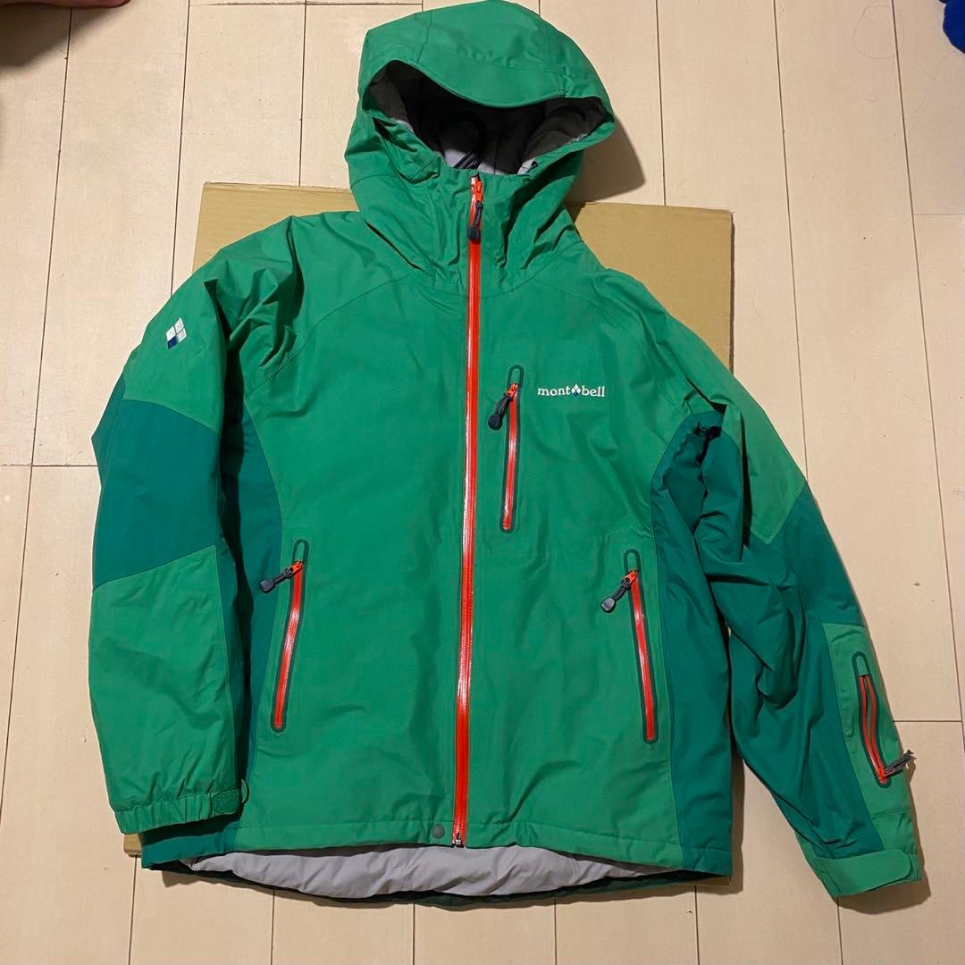 【極美品】mont-bell スキースノボウェアメンズXL