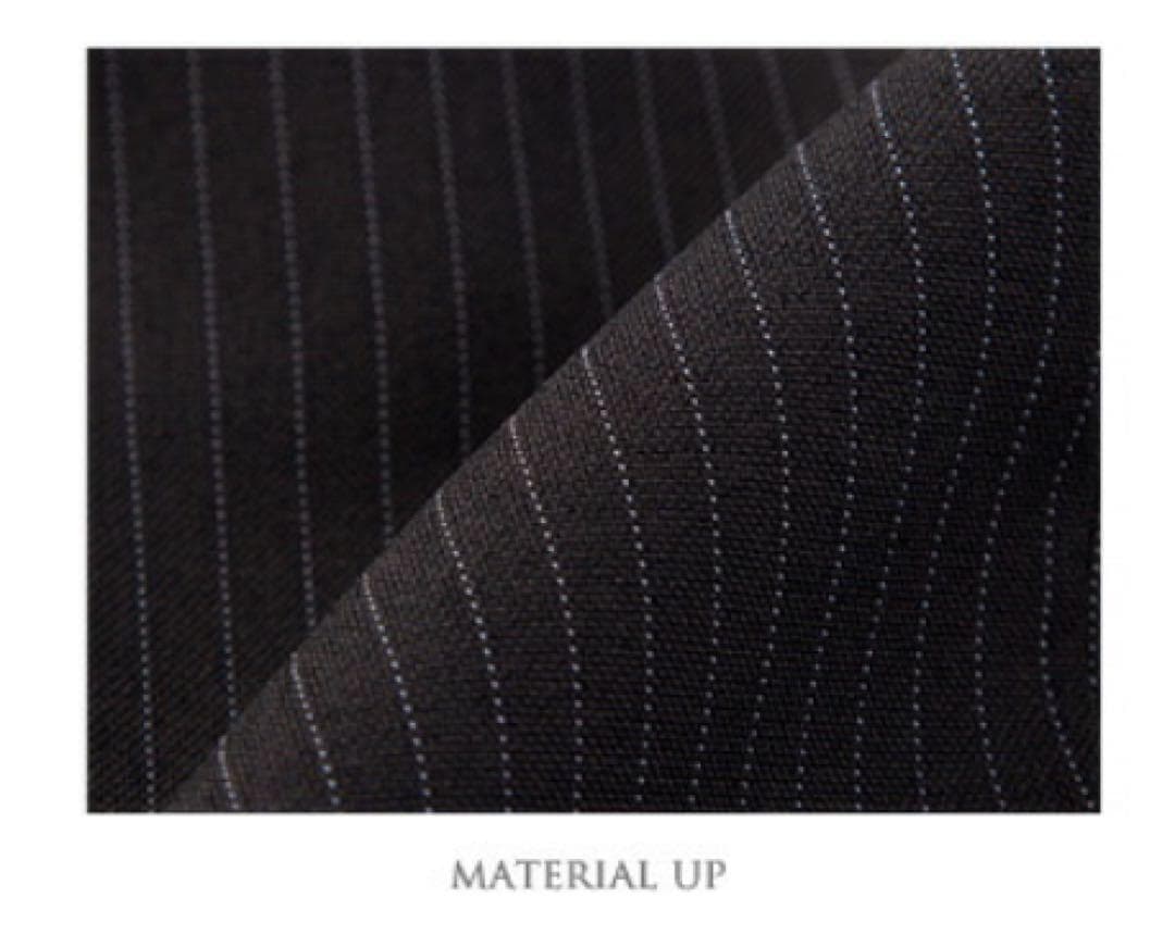 極美品♡デコラピンキーズ　卒服　170B 　女の子　黒 ストライプ　５点セット