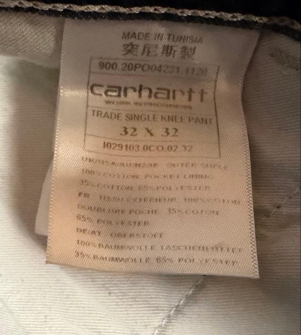 carhartt wip カーハート シングルニーパンツ ヒッコリー