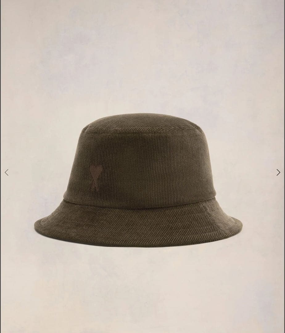 アミパリ 同系色 AMI DE COEUR 刺繍バケットハット