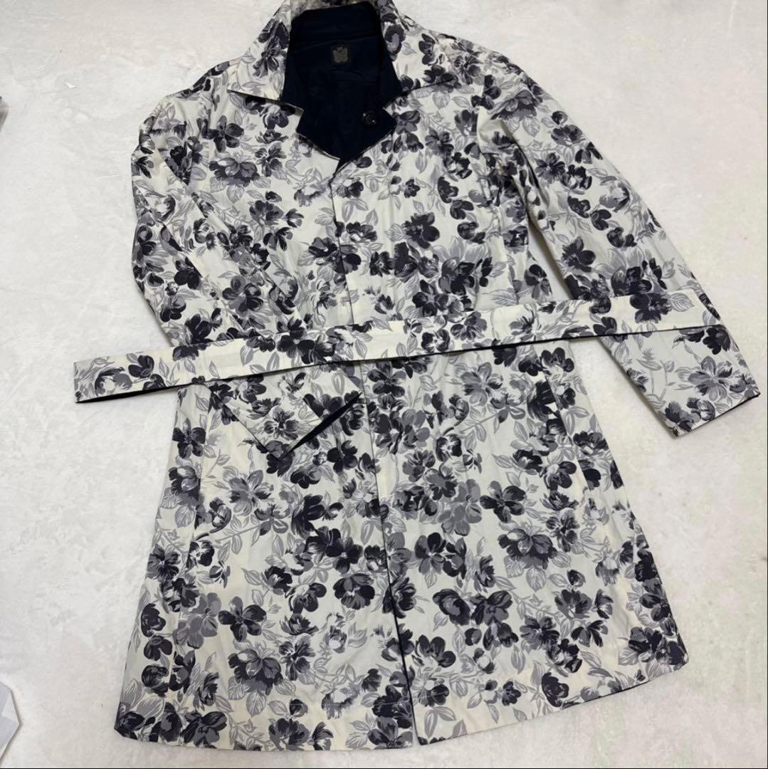 【美品】マックスマーラ 2wayリバーシブルトレンチコート 38