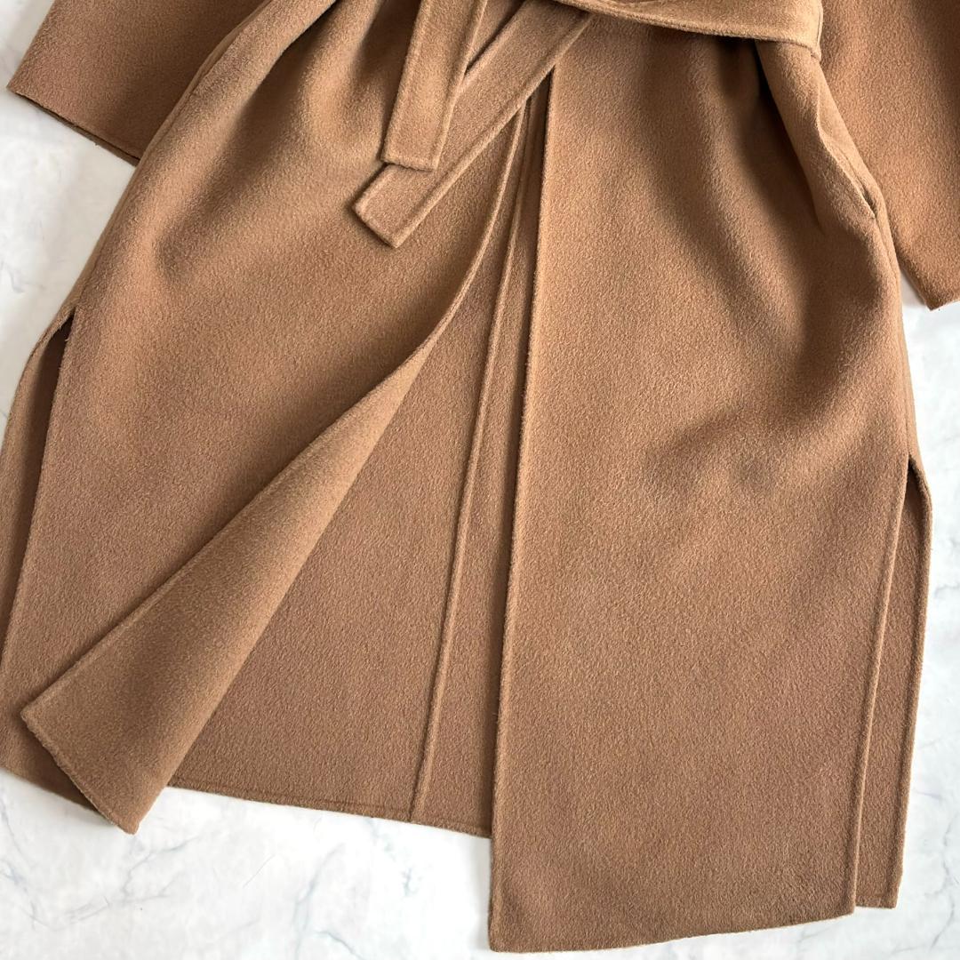 Na.e ナエ ロングコート ガウン ベルテッド キャメル ts0