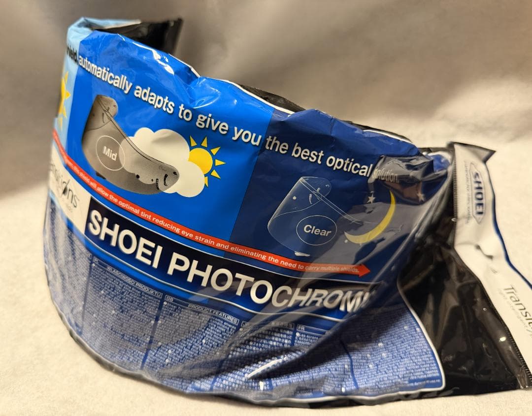 SHOEI CWR-F2 フォトクロミックシールド【動作確認済】Z8/X15
