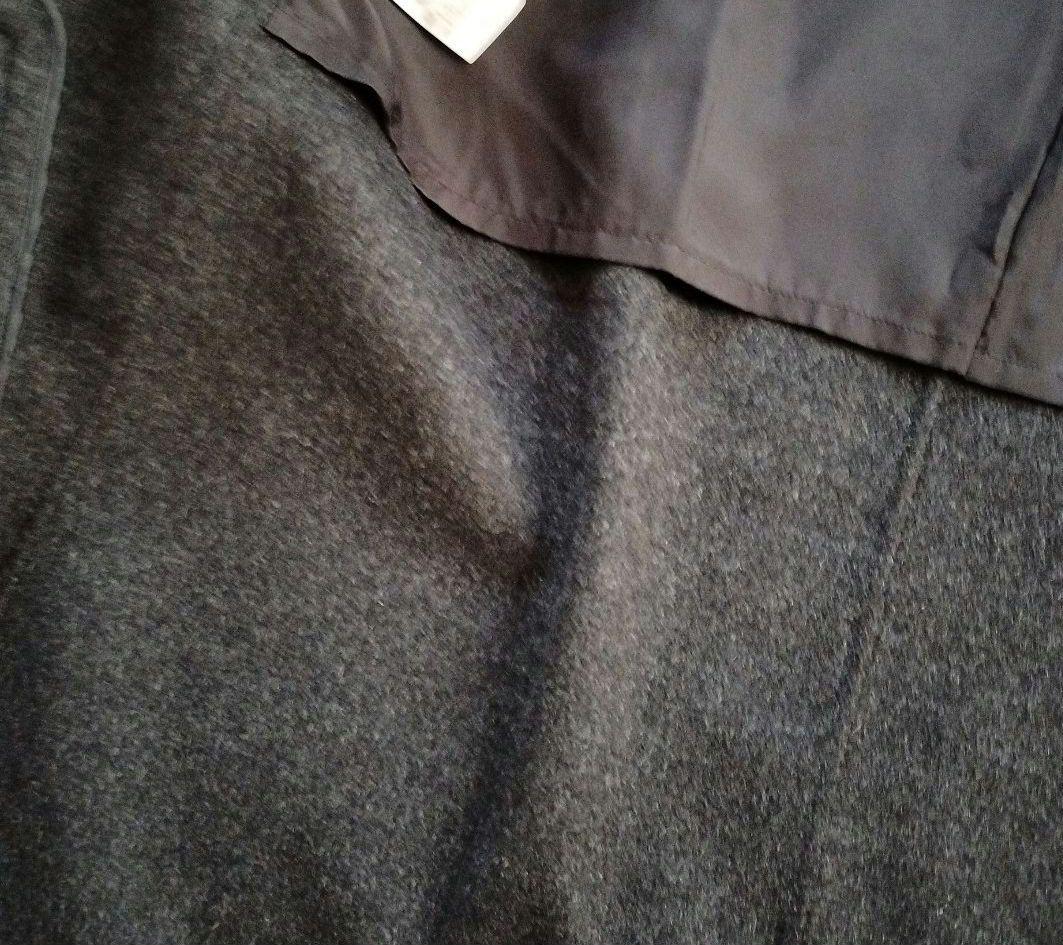 23区ソフトウールリバーロングコートウールアンゴラダブルフェイス44大きいサイズ