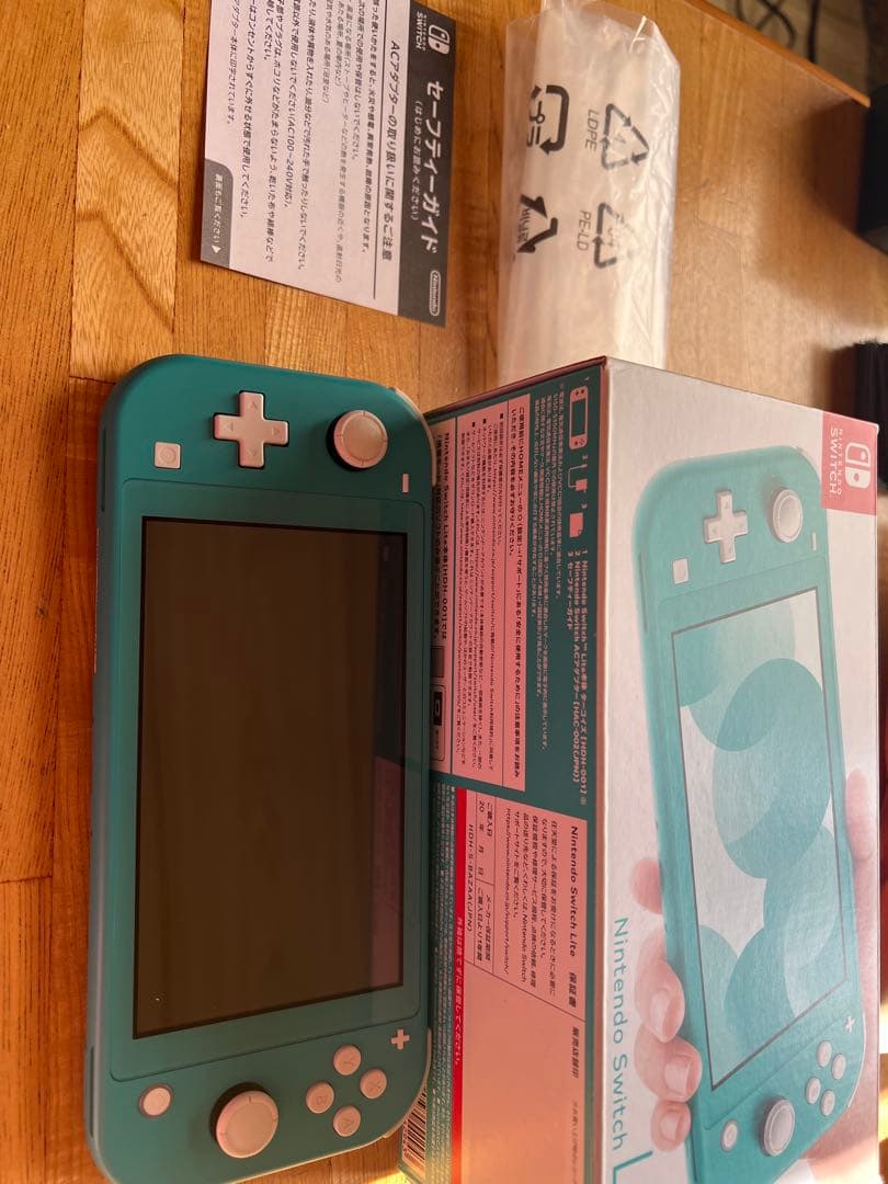 Nintendo Switch Lite ターコイズ　ACアダプタなし