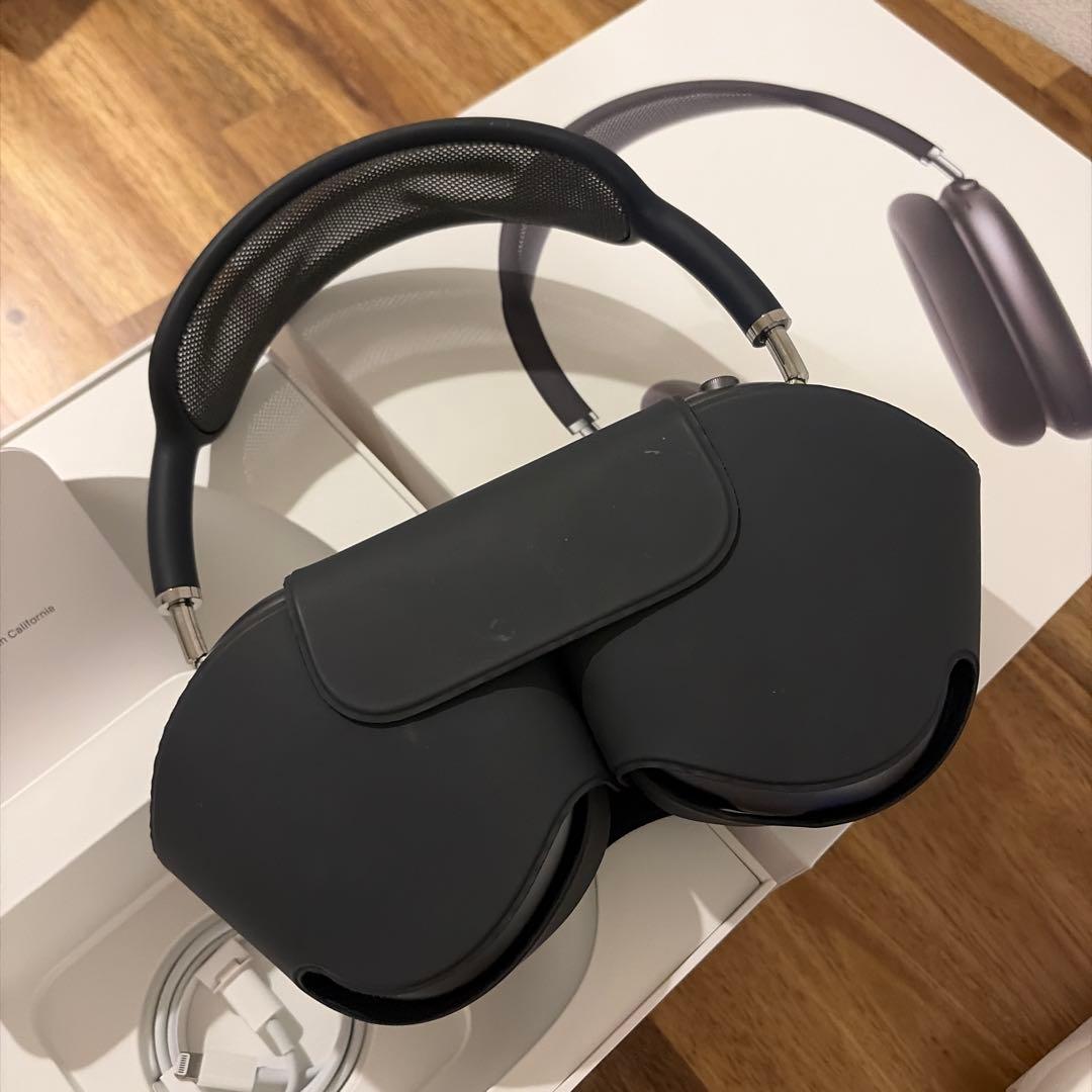 Airpods Pro Max スペースグレイ　箱・充電コード・スタンド付き