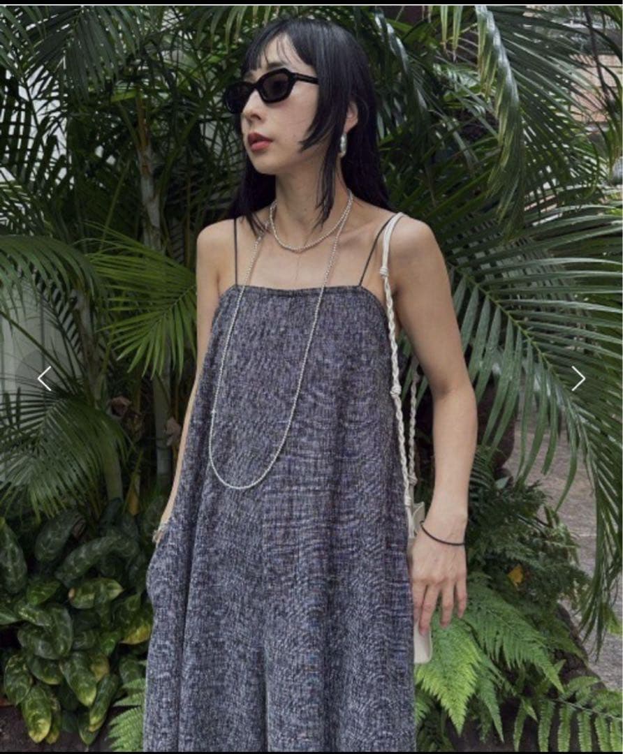 MEDI COMFORTABLE FLARE ROMPERS ブラック