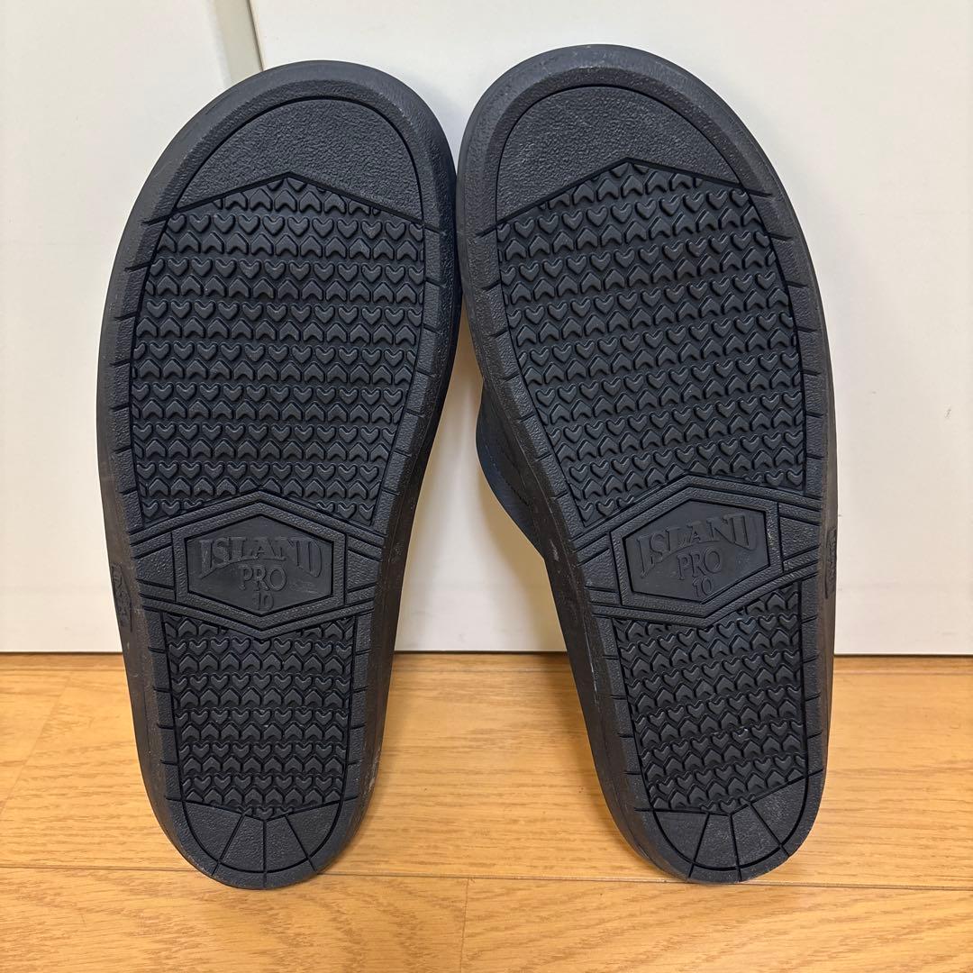 新品  SLIPPER レザーサンダル 28cm ネイビー