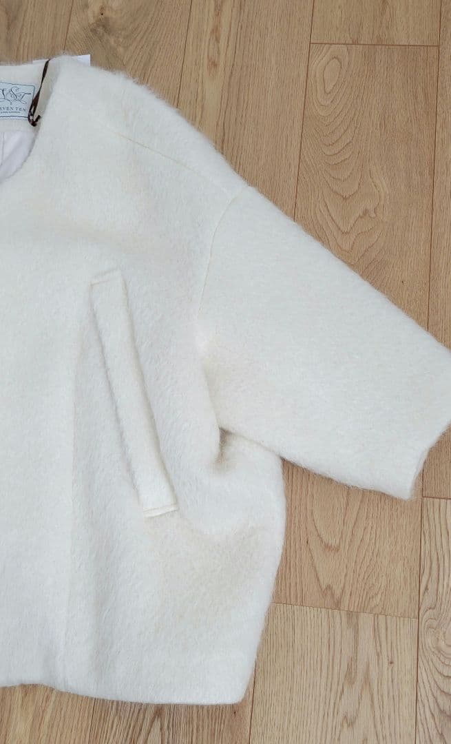 YukiSventen セブンテン　ミディアムコクーンシャギーコート