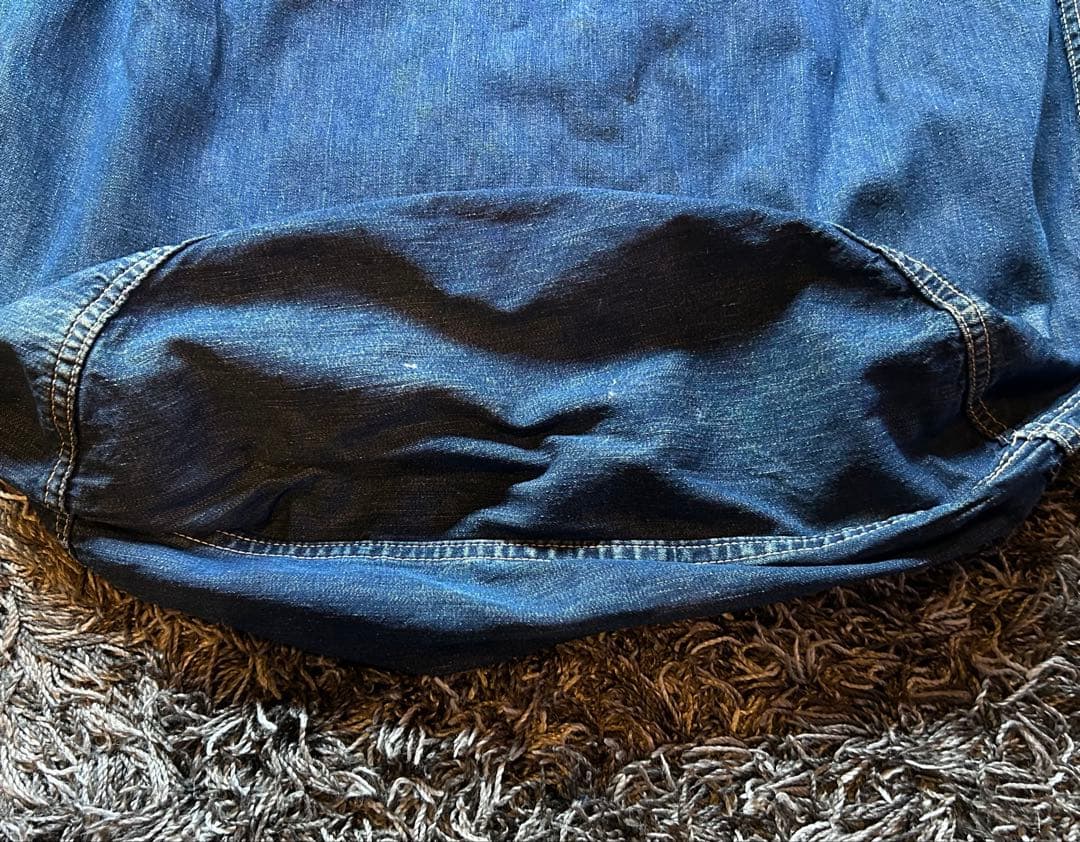 40s ヴィンテージ デニム ランドリーバッグ US ARMY NAVY 3