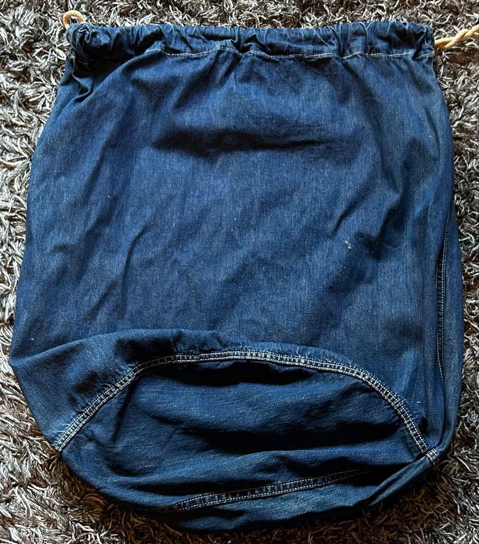 40s ヴィンテージ デニム ランドリーバッグ US ARMY NAVY 3