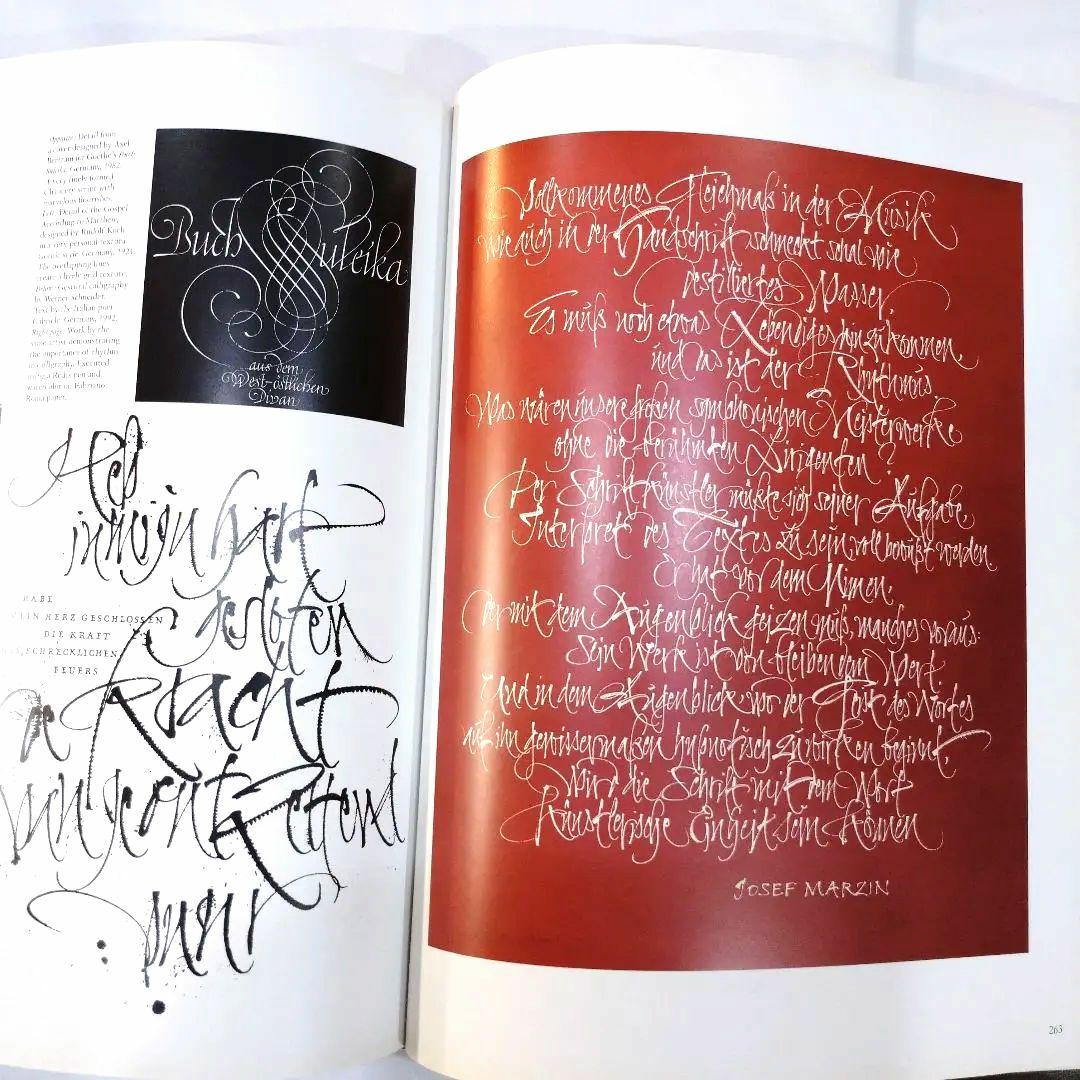 カリグラフィー　アート　洋書　英語　ヴィンテージ本