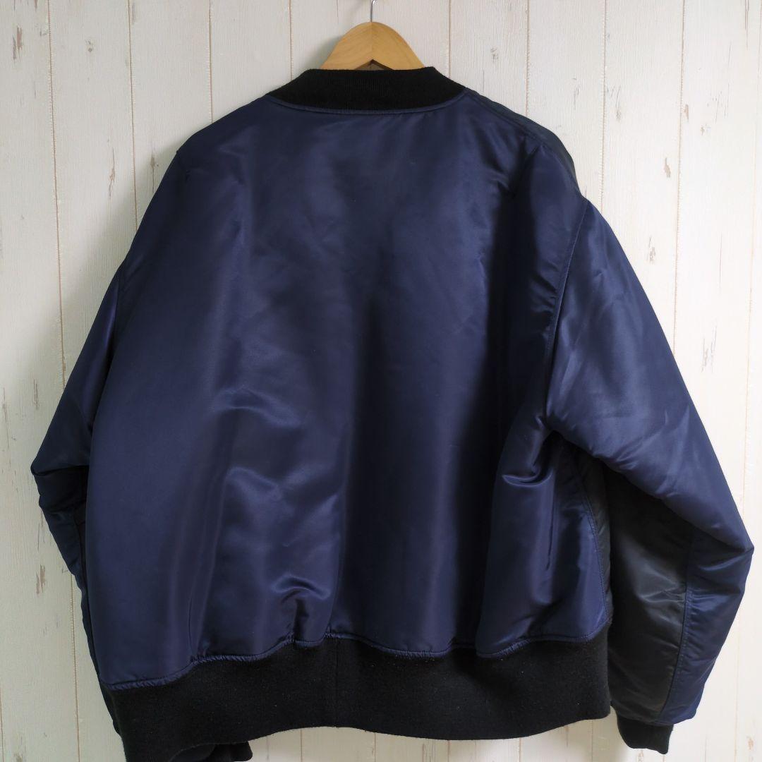 FAKIE STANCE BICOLOR MA-1 XL 黒　紺