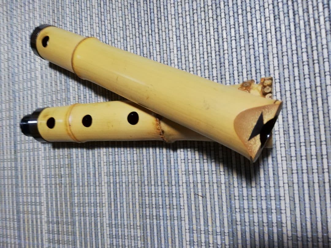 尺八本体 竹製 ５穴琴古流　約45㌢1.5寸管
