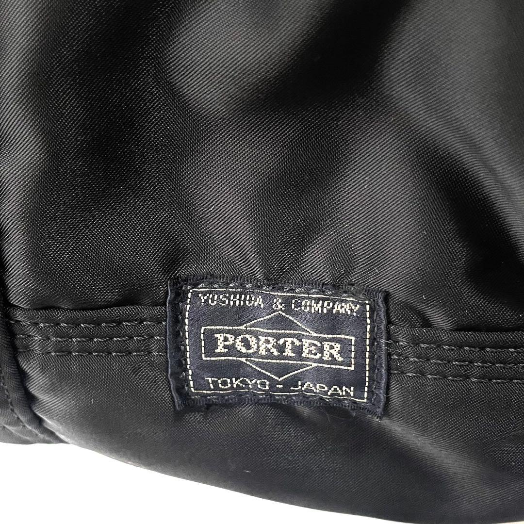 PORTER ポーター　タンカー　ミニボストンバッグ　ドラムバッグ　ブラック