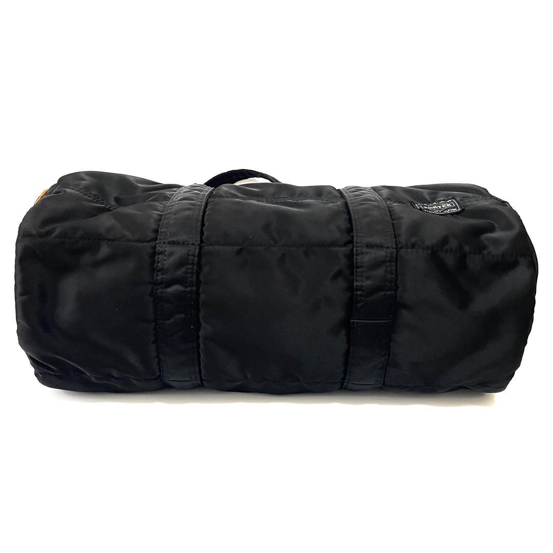 PORTER ポーター　タンカー　ミニボストンバッグ　ドラムバッグ　ブラック