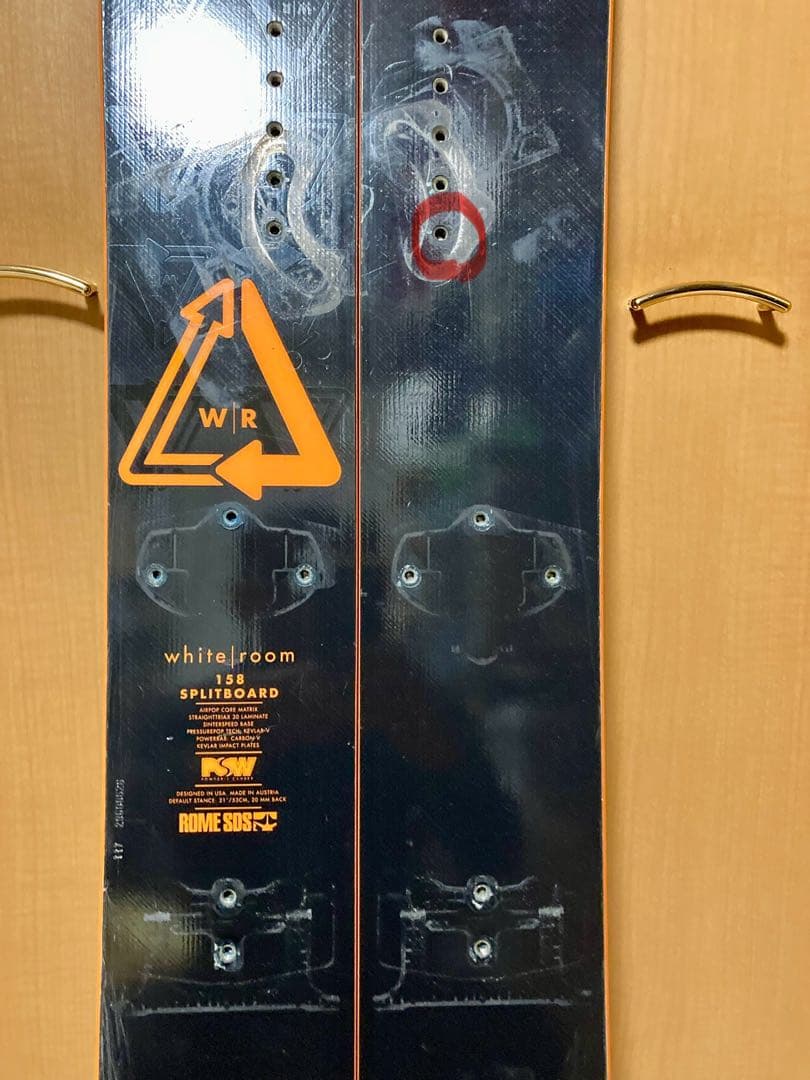 スノーボード ROME SDS white room 158 SPLITBOARD