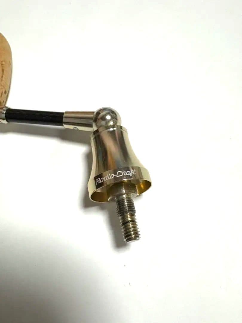 ロデオクラフト ハンドル 40mm コルクノブ ゴールド シマノ用