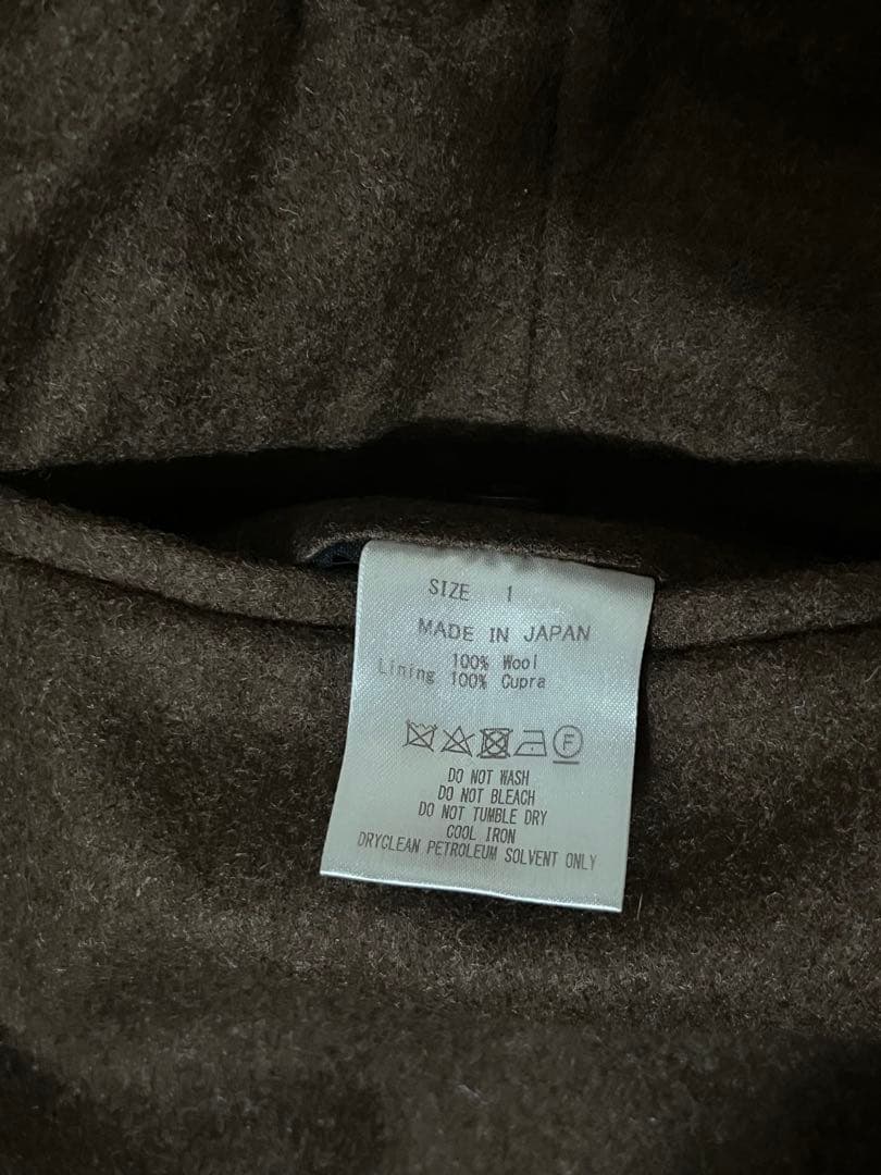 パンツ MARKAWARE PEGTOP BLACK WOOL FLANNEL