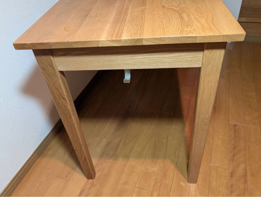 ■送料込■無印良品 木製デスク オーク材 110 事務 学習 勉強机 テーブル