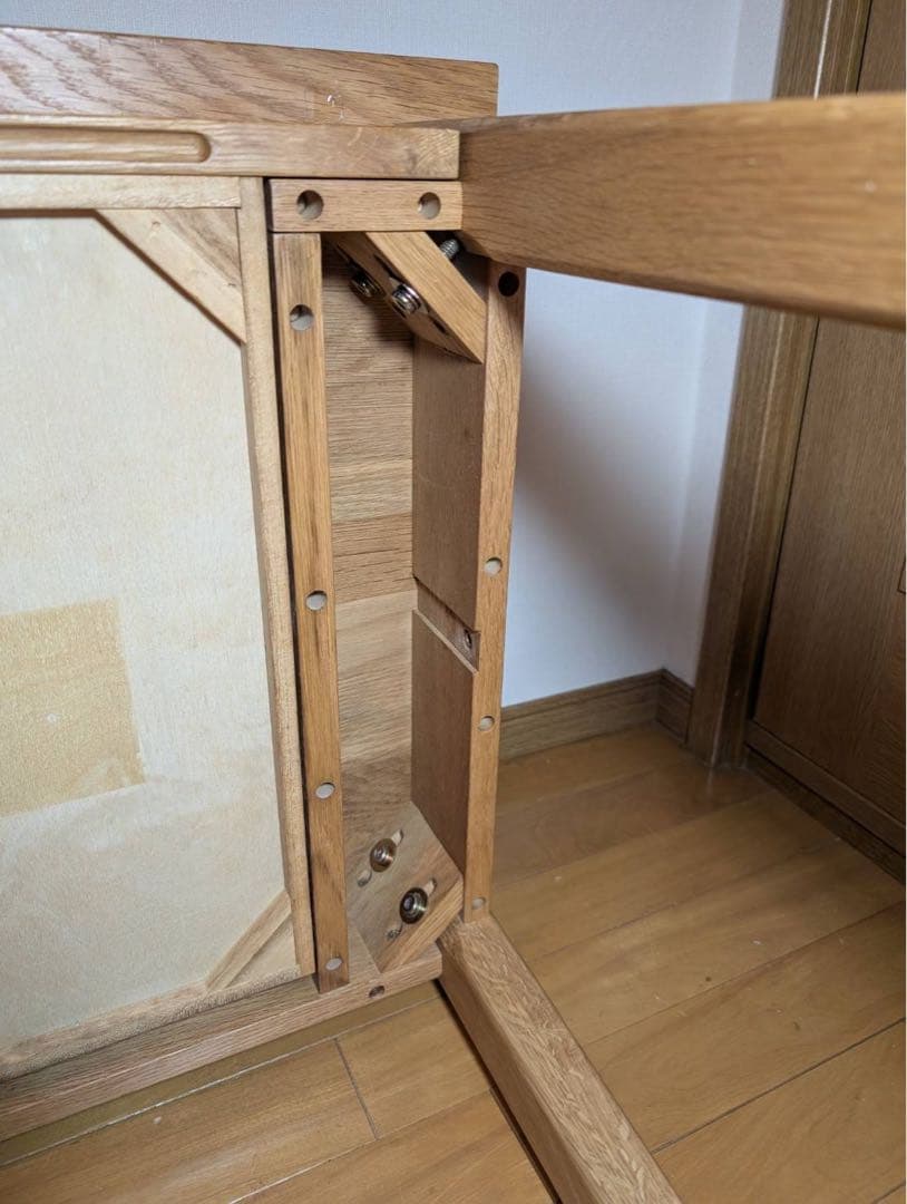 ■送料込■無印良品 木製デスク オーク材 110 事務 学習 勉強机 テーブル