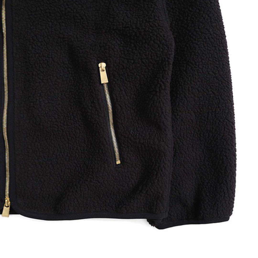 タトラス SALIA サリア ノーカラー ボアフリースジャケット Mサイズ 黒