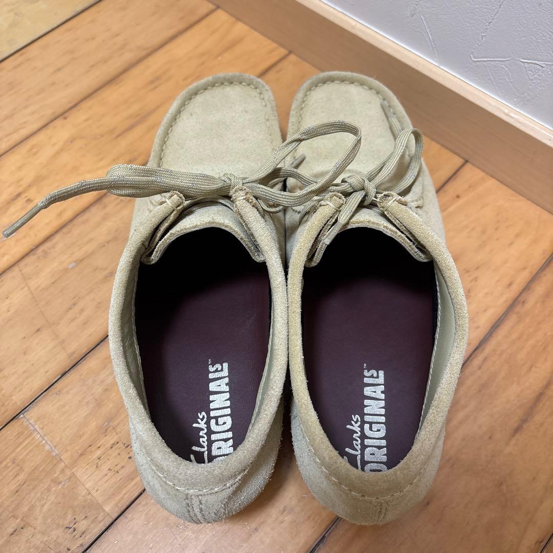 【美品】CLARKS WallabeeGTX 26cm