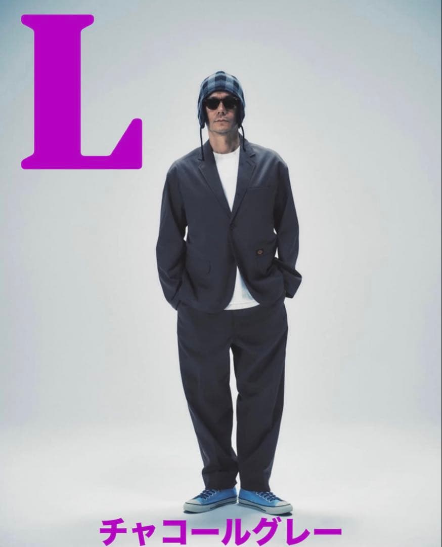 25SS 野村訓市 Beams Dickies TRIPSTERチャコール Ｌ