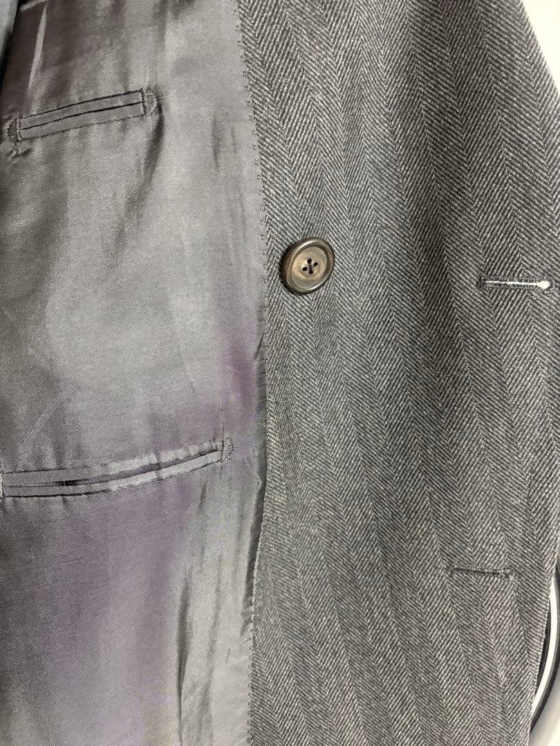 Gabriele Pasini グレー ダブルブレスト チェスターコート